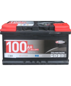 Batteria auto 100ah polo positivo:destro cassetta l4